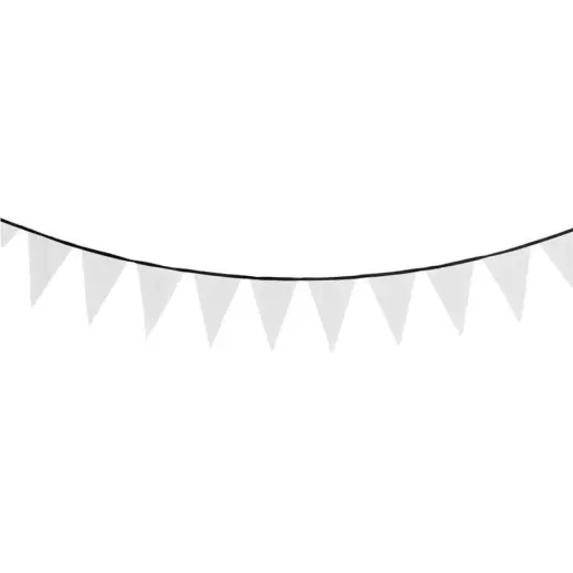 Sublimated Single-Sided Polyester Triangle Bunting - 10m Unbranded Full